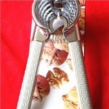 厂方授权正品日美牌锌合金新款漏斗形核桃夹核桃钳1206