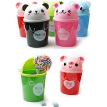 韩货&there4;迷你动物杂物桶/卡通桌面收纳桶/桌面垃圾桶2304