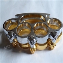 厂家直销户外用品野营铁四指铁拳头指虎（鬼头铁护手）