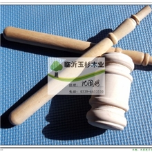 木柄厂批发表面磨光银杏木木制法官锤|木锤工具木柄|木质法官锤