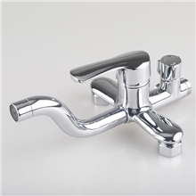 高品质浴室淋浴水龙头供应多乐花洒水龙头三联带下水孔龙头