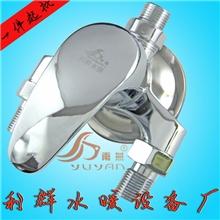 厂家批发洁具卫浴淋浴混水、冷热水龙头535g明装单把合金龙头