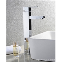 祥云卫浴F8868方形加高全铜面盆龙头台上盆龙头