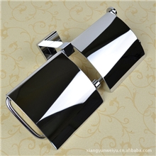 祥云卫浴厂家供应五金挂件9686A酒店双用纸巾架卷纸器