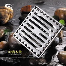 供应2013mm等高端不锈钢地漏，一体成型新颖时尚，荣冠【D83A】