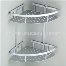 浴室角架置物架太空铝三角架铝板置物架太空铝挂件