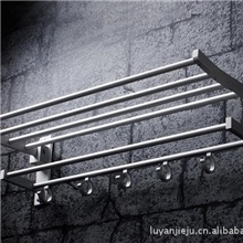 折叠架太空铝浴巾架太空铝挂件毛巾架浴室卫浴挂件