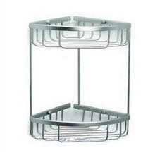 太空铝置物架双层三角架小款浴室卫浴挂件