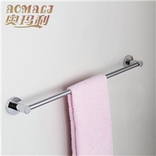 全铜毛巾架单杆浴巾架毛巾杆浴室单层毛巾挂件加粗铜管1.55