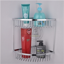 厂家专业生产浴室挂件卫生间置物架三角架不锈钢网篮收纳网篮