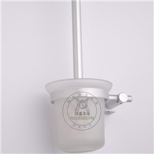 厂家特卖太空铝马桶刷马桶杯玻璃杯架清洁用具浴室玻璃置物架特价