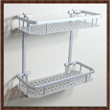 5811&mdash;实心铝板太空铝厨房置物架、五金卫浴挂件毛巾架厂家批发