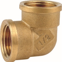 90度同径弯头(黄铜管件）