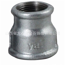 直销美标太谷镀锌玛钢管件五金配件水暖管件变径管古