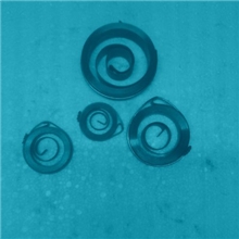 洋港定制，批发销售各类非标形涡卷弹簧，量大重优