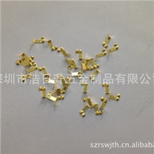 深圳五金冲压加工，精密弹片冲压加工，镀金弹片冲压加工(图)