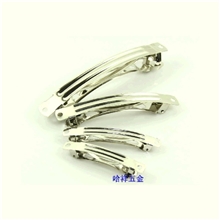 厂家直销DIY饰品配件/发饰材料发夹60mm弹片夹自动夹