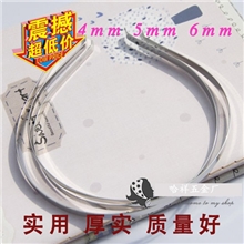 DIY手工饰品配件3/4/5/6/7MM钢质扁铁发箍铁头箍厂家直销