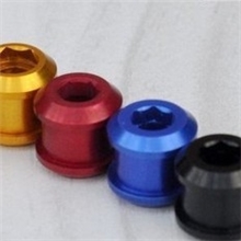 专业生产销售牙盘螺丝螺帽套装盘钉阳极彩色