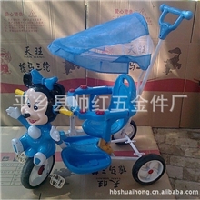 厂家供应最新款高档儿童摇马三轮车，出口高档童车，儿童简易车