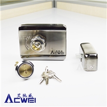专利产品艾驰威智能静音防盗电控锁内开和外开电子锁门锁厂家