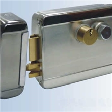 1073双头拉丝电控锁