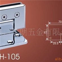 供应卫浴五金玻璃夹浴室拉手锌合金玻璃门锁滚滑门吊轮、管件