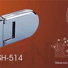 供应高级开合90&deg;铜浴室夹高档玻璃门锁浴室防水胶条浴室抽手