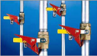 标准球阀锁尼龙贝迪锁具100%品质保证