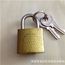 云仙锁20MM仿铜锁挂锁门锁铜锁锁具批发