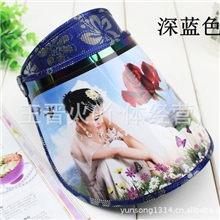 批发高档七彩防紫外线太阳帽遮阳帽女夏骑车防风防晒帽空顶帽