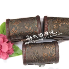 仿古首饰盒包装盒复古收纳盒木头盒古董盒木制工艺品批发