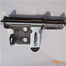 厂价供应不锈钢带锁门栓钢锁牌钢插销烧焊铁横插销铁圆铰