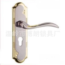 供应高级钛黑金铝合金执手门锁