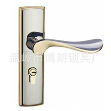 供应高级钛黑金色铝合金执手门锁