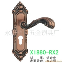 【厂家直销】红古铜欧式.执手锁具机械门锁.室内门锁