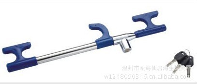 厂家供应汽车锁多功能汽车防盗锁温州6088C汽车方向盘锁具批发