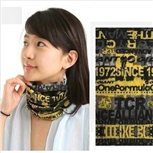 批发自行车头巾无缝头巾户外运动魔术头巾围脖防尘面罩方巾