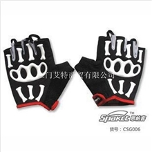 批发spakct思帕客骷髅头手套山地自行车手套骑行手套半指手套