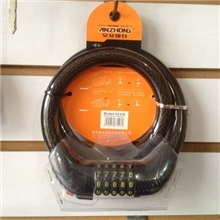 自行车锁锁山地车锁固定锁28自行车锁钢缆锁