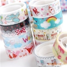 D0030卡通胶带/透明胶带彩色胶带/DIY相片胶带/儿童节礼物