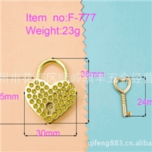 新款金属箱包锁，五金锁，合金锁，高档礼盒锁