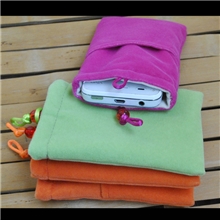 现货供应，沙发绒手机袋，保护屏幕，红色喜庆包装袋