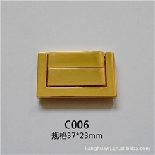 供应高档礼盒五金配件合金箱包锁扣C006适用珠宝礼品木盒包装