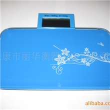 厂家直销玻璃健康称QQ秤携带秤人体秤旅游秤量程：150公斤