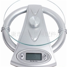 【厂家直销】礼品广告秤玻璃厨房称5kg/1g电子厨房秤