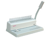 郑州公司批发豪普HP-118梳式夹边条胶圈电动装订机财务装订机