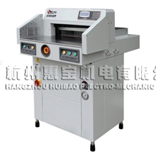 彩霸切纸机/R520S液压数控切纸机/数控推纸/刀锁/液晶显示/电动