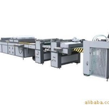 1000/1200全自动三头uv上光机涂布机烘干机除粉机自动送纸机
