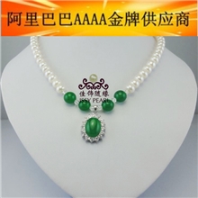 XL-252供应珍珠项链河蚌大珍珠项链真珍珠项链时尚珍珠项链